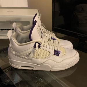 Jordan metallic 4s with pearl inter souls
